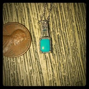 Sleeping Beauty Turquoise Pendant